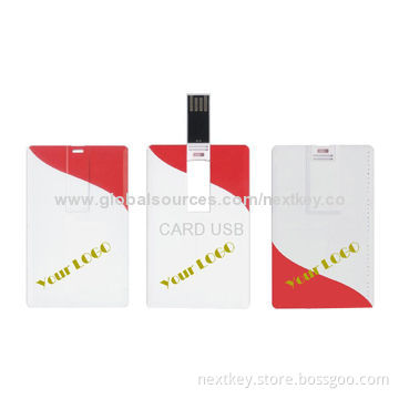 Promotional Super Thin Customized Logo Credit Card USB